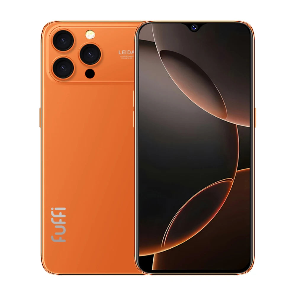 CowLost | fuffi-i17-pro-max-smartphone-android-12-4gb-ram-128gb-rom-6-3-inch-phone-2280x1080hd-24-48mp-4g-network-mobile-phone |20