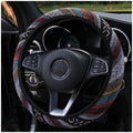 CowLost | rings-product_id-ethnic-style-linen-steering-wheel-cover-with-elastic-band-for-14-5-15-inch-wheels |10