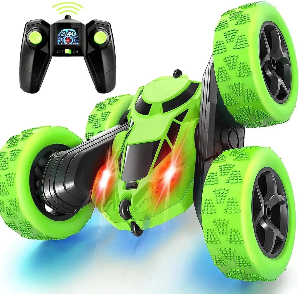 CowLost | rc-stunt-car-children-double-sided-flip-2-4g-remote-control-360-deree-rotation-off-road-drift-rc-car-gifts-for-kids-adults-boys |1