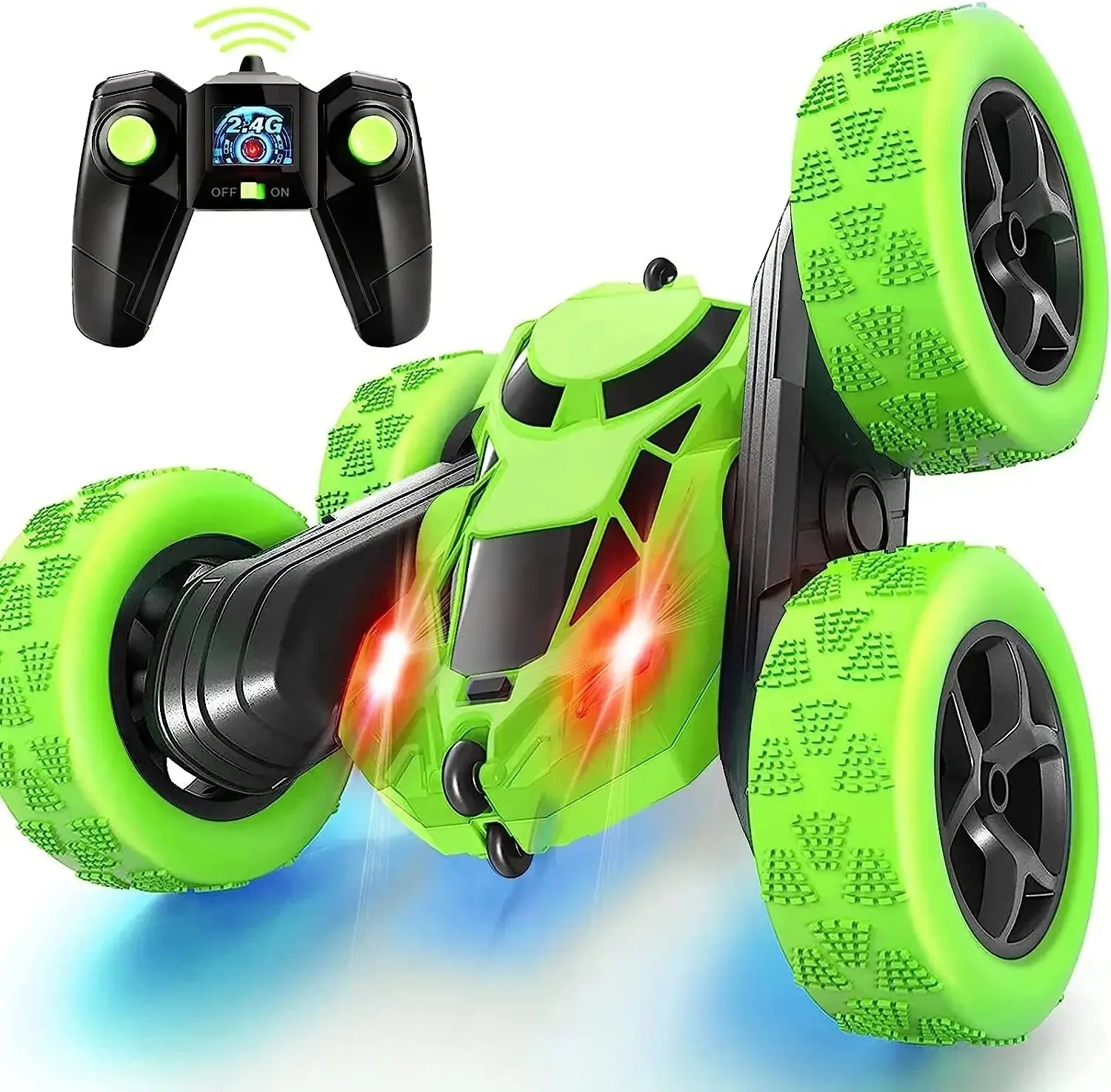 CowLost | rc-stunt-car-children-double-sided-flip-2-4g-remote-control-360-deree-rotation-off-road-drift-rc-car-gifts-for-kids-adults-boys |1