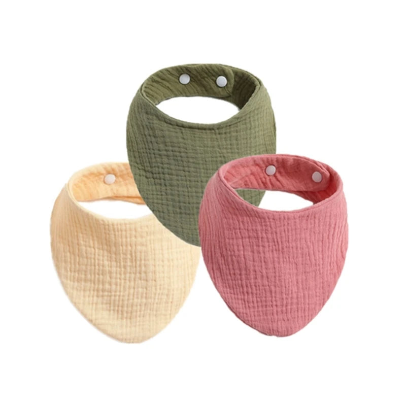 CowLost | 3pcs-5pcs-muslin-bibs-baby-face-towel-wash-cloth-drooling |19