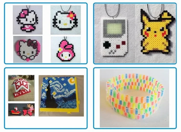 5MM 500PCS Pixel Puzzle Iron Beads DIY Handmade Gift Toy for Kids