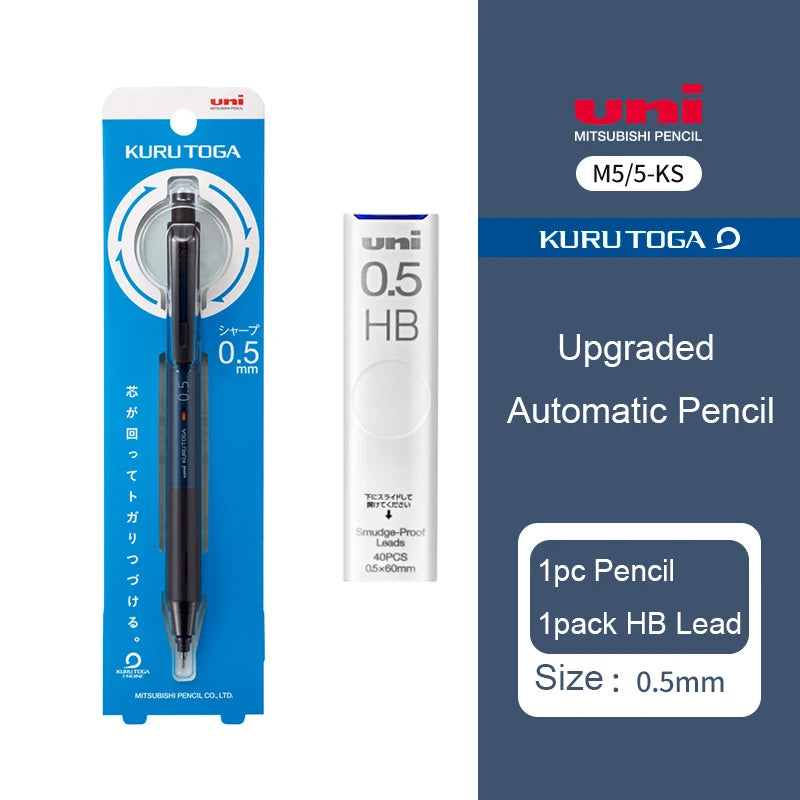 CowLost | product_id-uni-m3-5-ks-kuru-toga-0-5mm-mechanical-pencil-black-technology-for-students-and-kids |27
