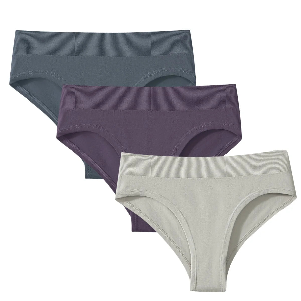 CowLost | product_id-3pcs-womens-high-rise-solid-color-briefs-panties-plus-size-s-3xl |28