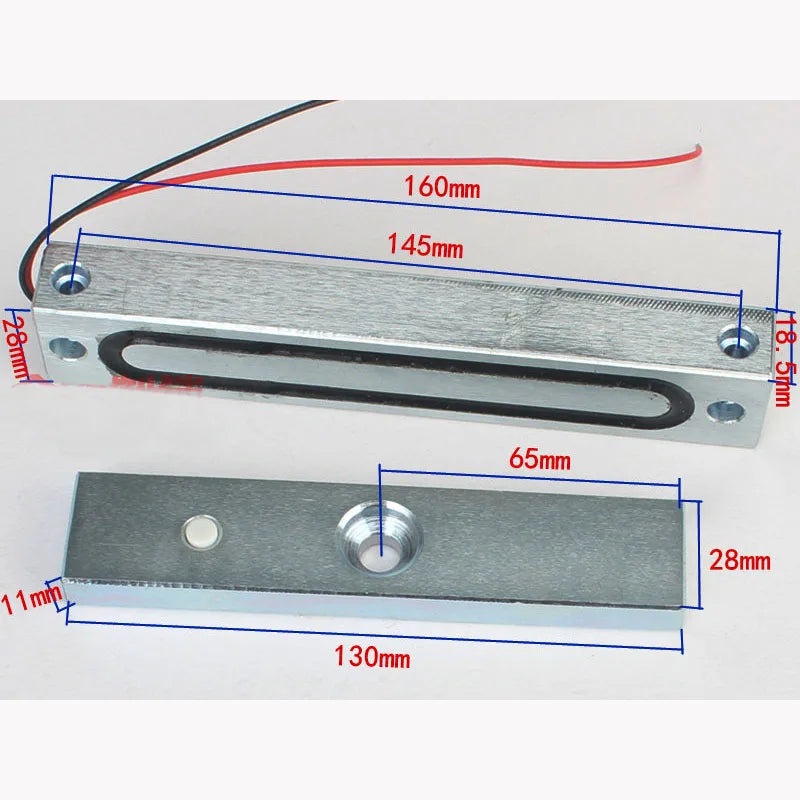 CowLost | locks-keys-product_id-vseum-waterproof-12v-outdoor-electric-gate-lock-nc-fail-safe-110kg-electromagnetic-lock-with-remote |2
