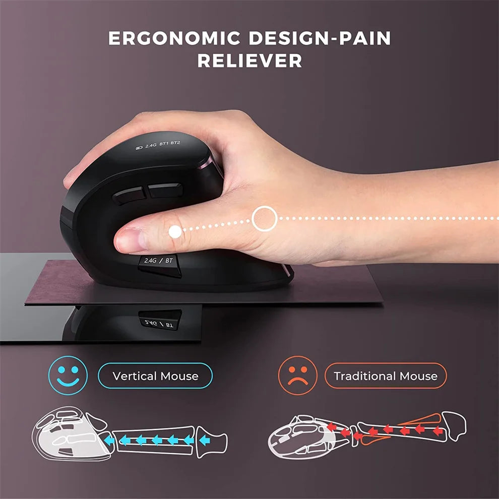 CowLost | product_id-jomaa-2-4g-bluetooth-vertical-wireless-mouse-9-button-rechargeable-for-mac-pc-ipad |5