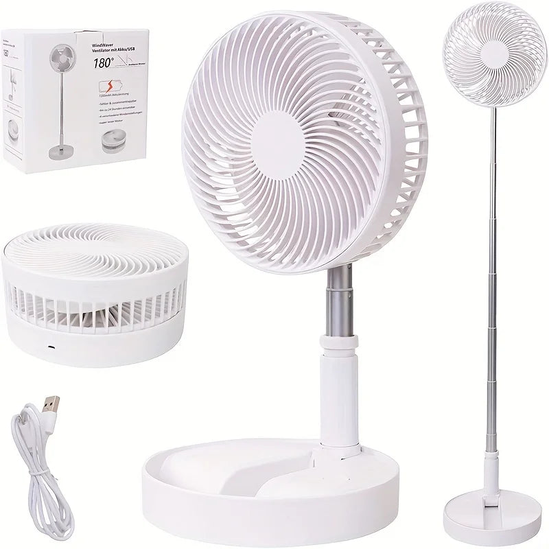 CowLost | product_id-homefish-portable-usb-mini-folding-retractable-electric-fan-adjustable-cooling |15