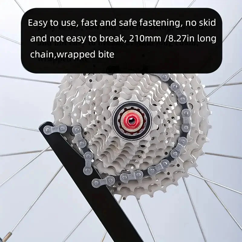 CowLost | bicycle-cassette-flywheel-wrench-steel-bike-repair-tool-chain-whip-flywheel-removal-tools-electroplated-anti-rust-heat-treated |2
