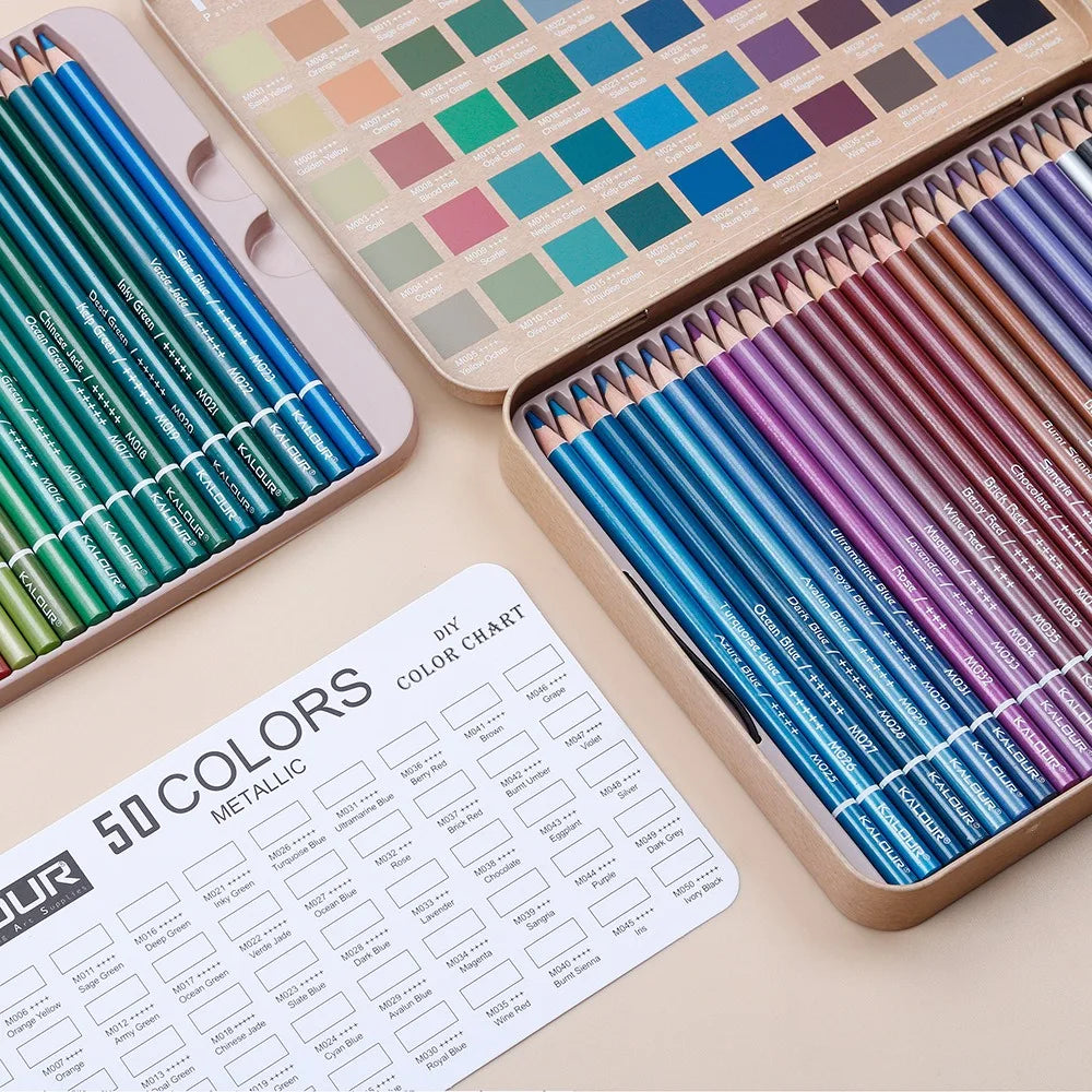CowLost | art-pencils-product_id-kalour-oil-colored-pencils-set-50-300-pcs-professional-drawing-art-supplies |62