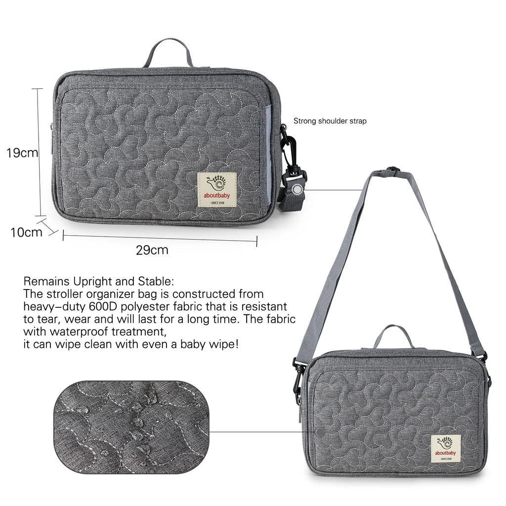 CowLost | baby-diaper-bag-for-stroller-storage-wet-dry |9