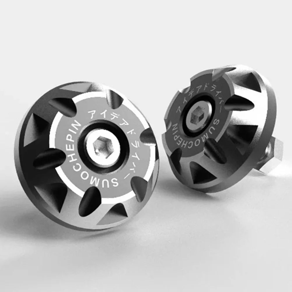 CowLost | product_id-2pcs-6mm-aluminum-alloy-license-plate-screws-bolts-orange-red-blue-black |3