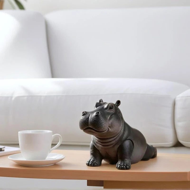 CowLost | product_id-handcrafted-resin-yoga-hippo-meditation-figurine |8