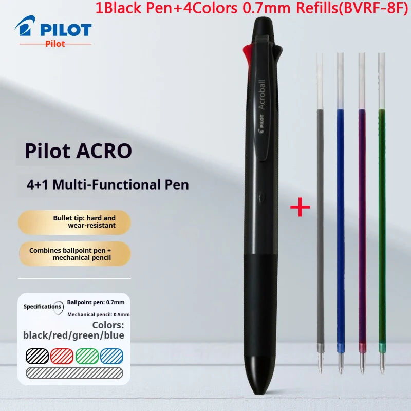CowLost | product_id-pilot-acroball-4-color-multi-pen-with-0-5-0-7mm-mechanical-pencil-smooth-ink-writing-tool |18