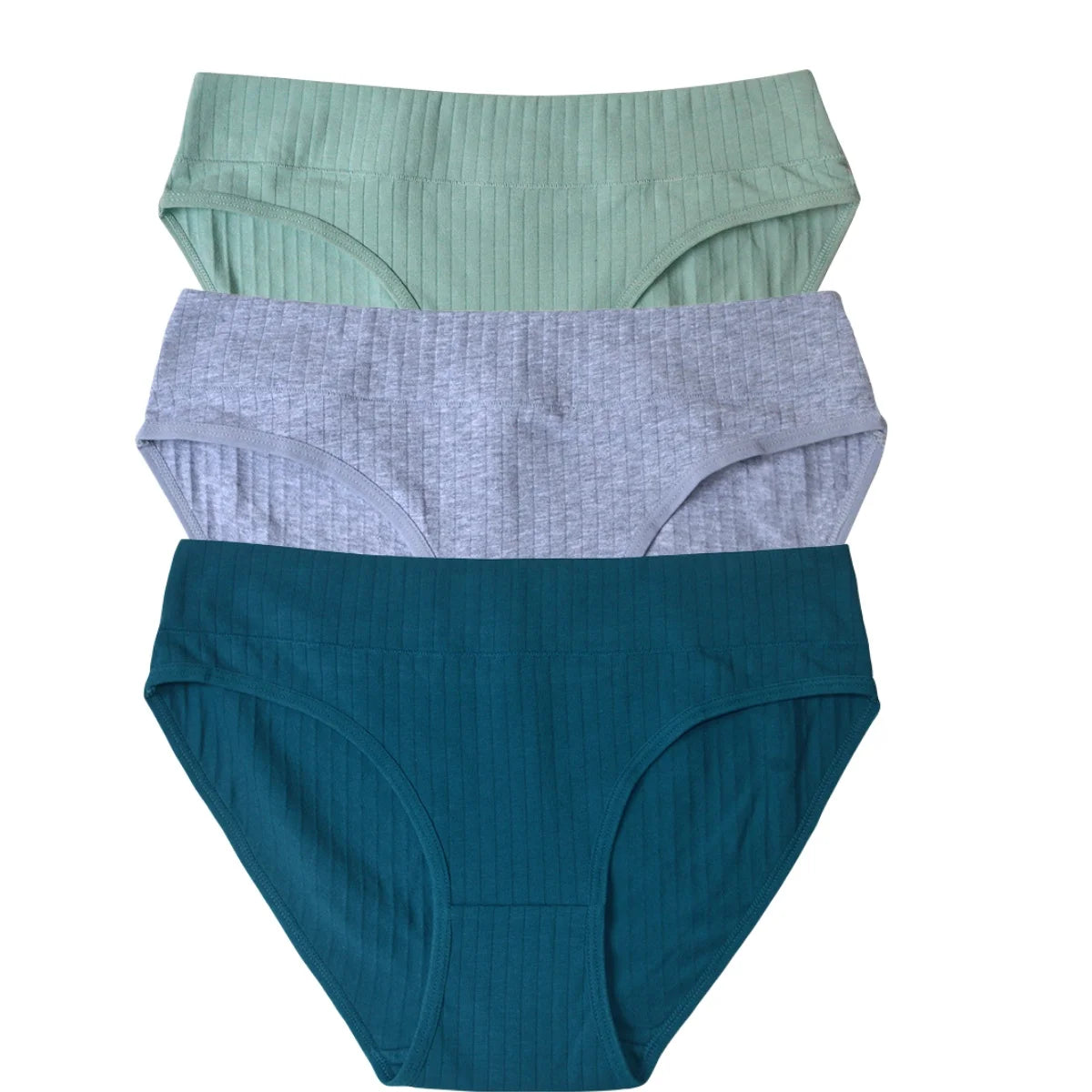 CowLost | product_id-3pcs-women-s-cotton-low-waist-solid-briefs-m-xl-breathable-comfortable-panties |20