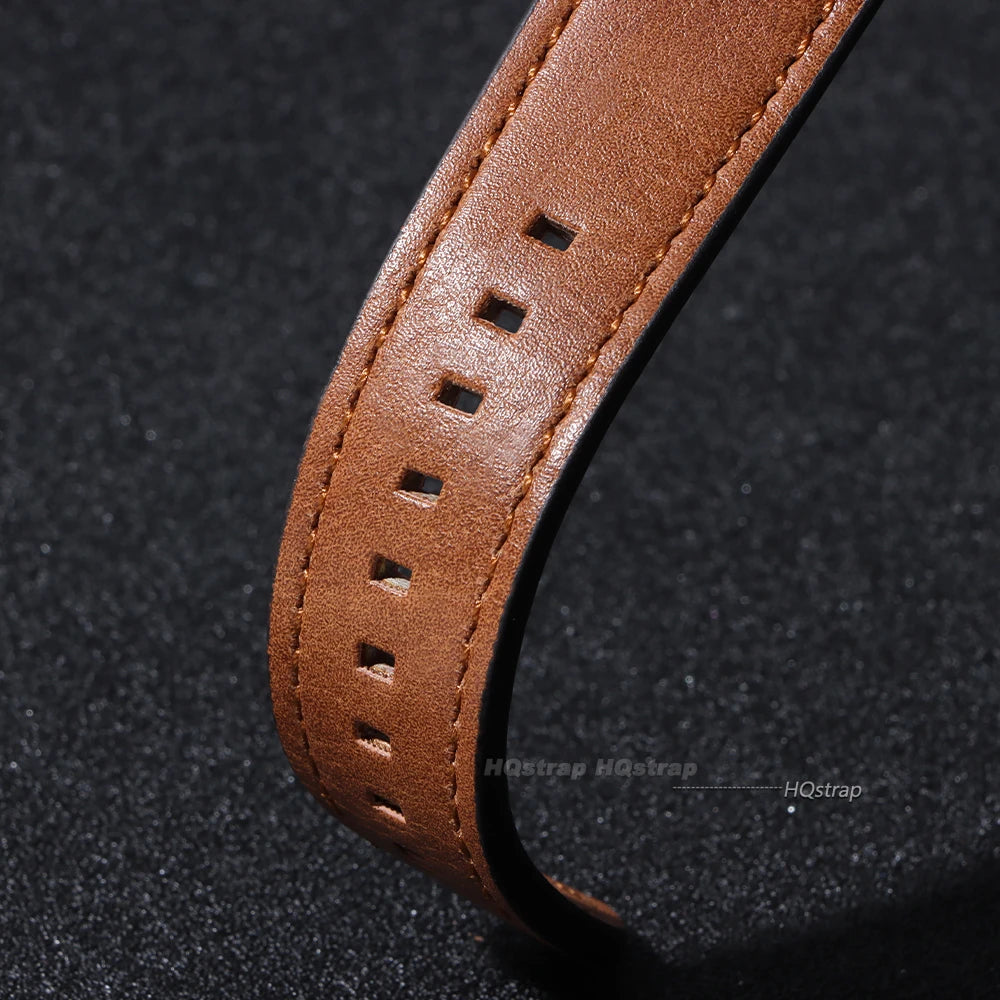 CowLost | product_id-calfskin-leather-watch-band-for-huawei-18mm-20mm-22mm-with-silver-stainless-steel-buckle |5