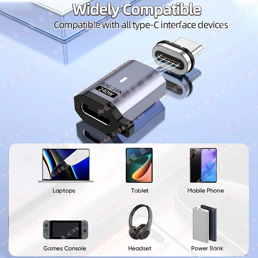 CowLost | product_id-pd-240w-usb4-0-80gbps-thunderbolt-5-magnetic-type-c-to-usb-c-fast-charge-otg-cable-16k-60hz |13