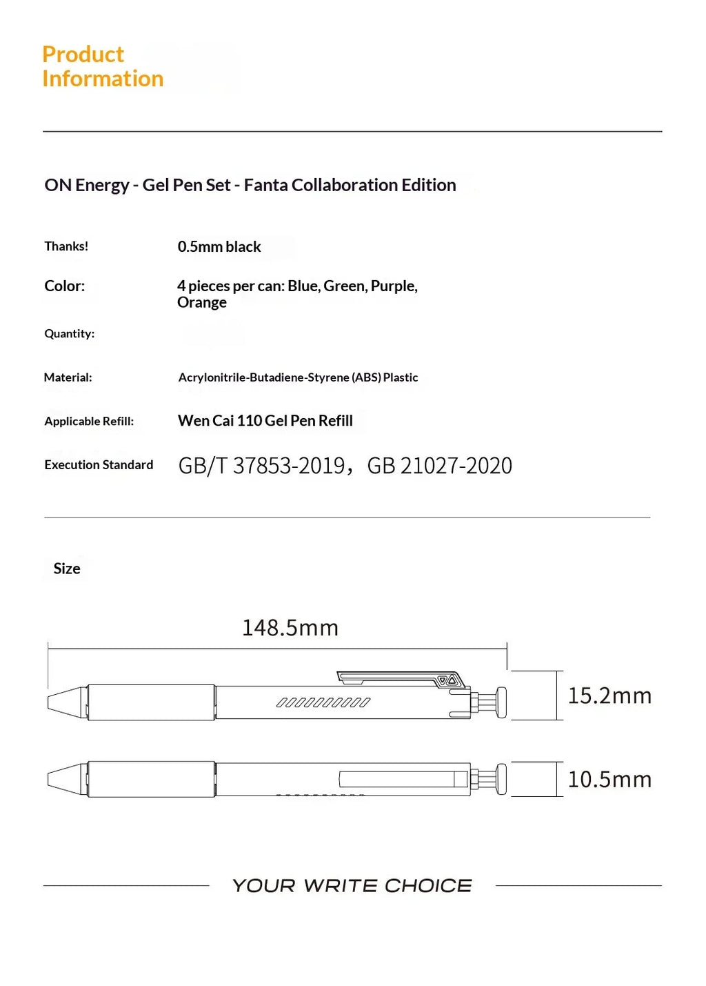 CowLost | product_id-kaco-sprite-fanta-coca-cola-gel-pen-set-0-5mm-fine-point-large-capacity-smudge-free-ink |33