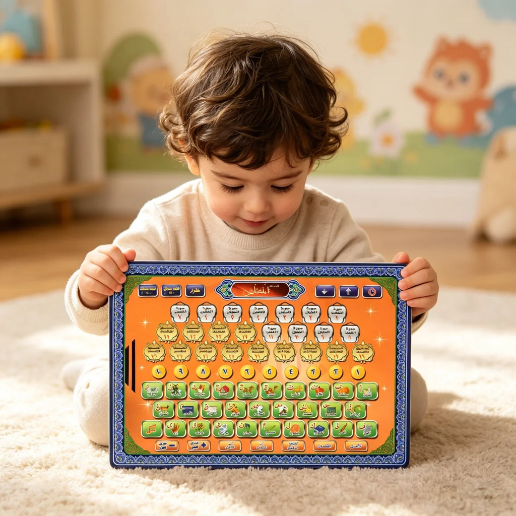 Arabic Learning Touch Screen Tablet for Kids Battery Powered Educational Pronunciation Tool