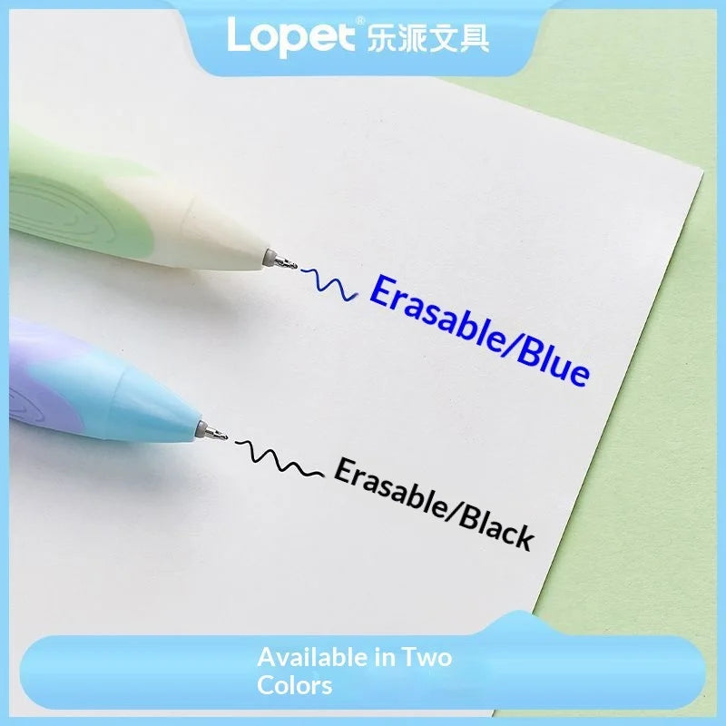CowLost | product_id-4pcs-lopet-0-5mm-thermo-erasable-gel-pens-black-blue-ink-retractable-for-school-office |5