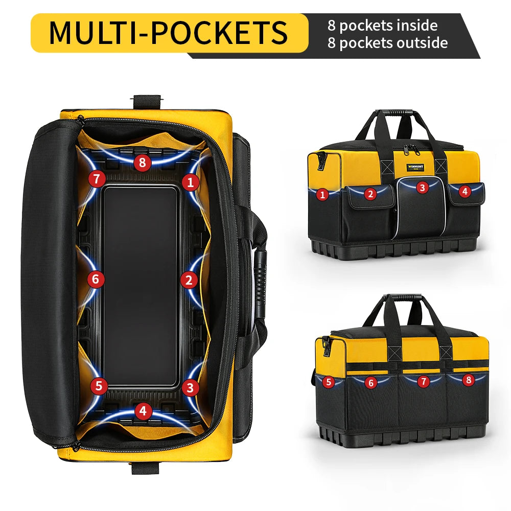 CowLost | product_id-winhunt-heavy-duty-tool-bag-with-wide-mouth-molded-bottom-adjustable-strap |3