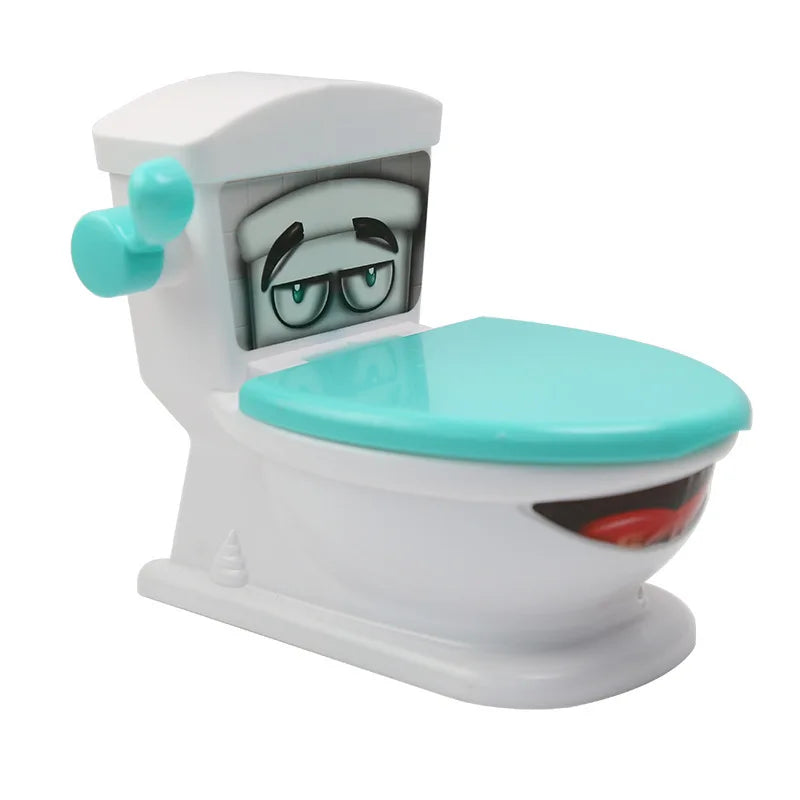 Mini Toilet Anti-Stress Two-Person Interactive Catapult Shooting Game