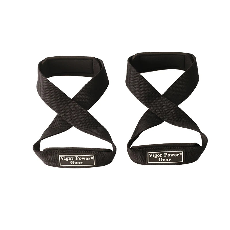 CowLost | sporting-goods-power-grip-powerlifting-figure-8-gym-wrist-straps-cross-training |24