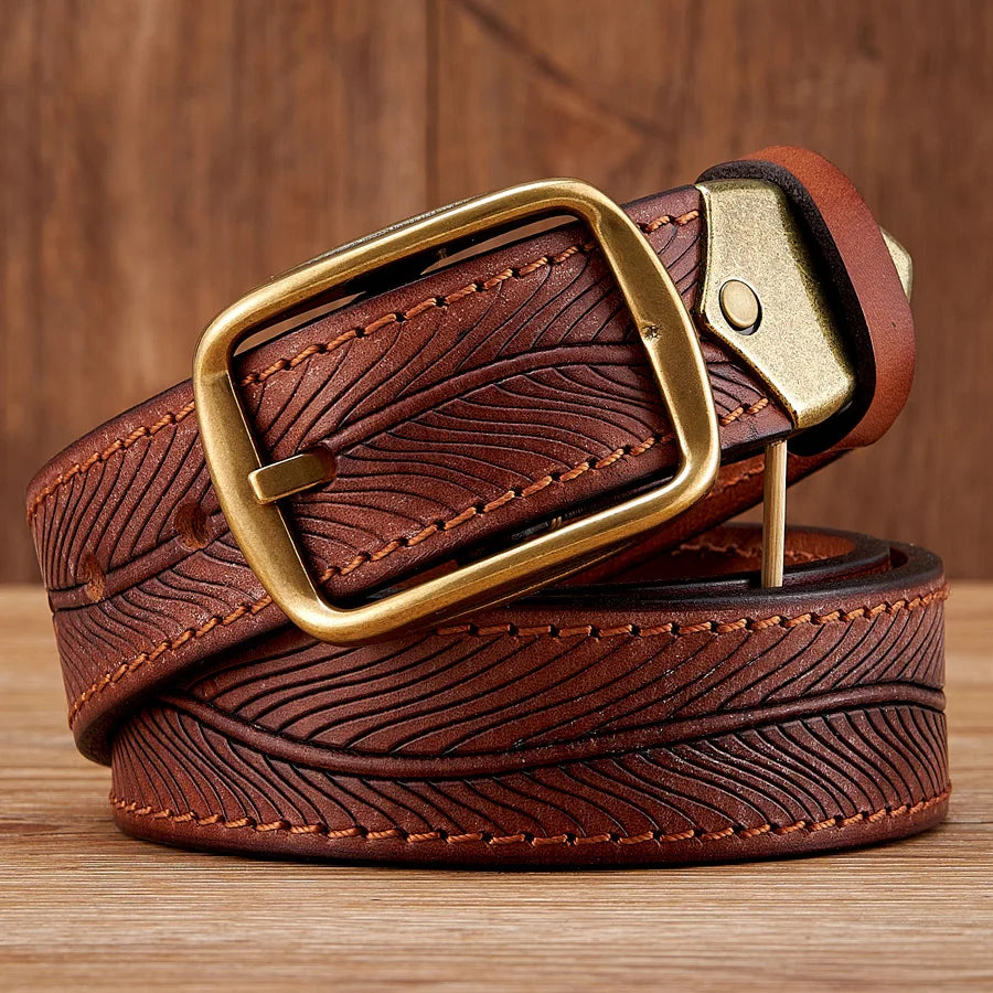 CowLost | 3-8cm-pure-cowhide-high-quality-genuine-leather-belts-for-men |9