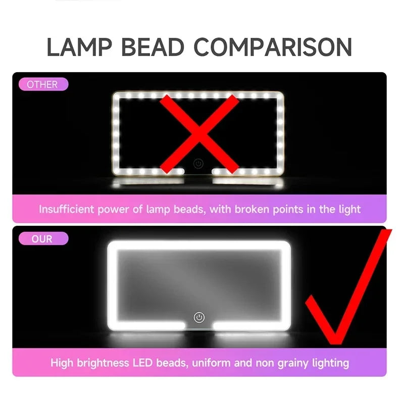 CowLost | product_id-rechargeable-ultra-thin-led-hd-car-sun-visor-makeup-vanity-mirror |12