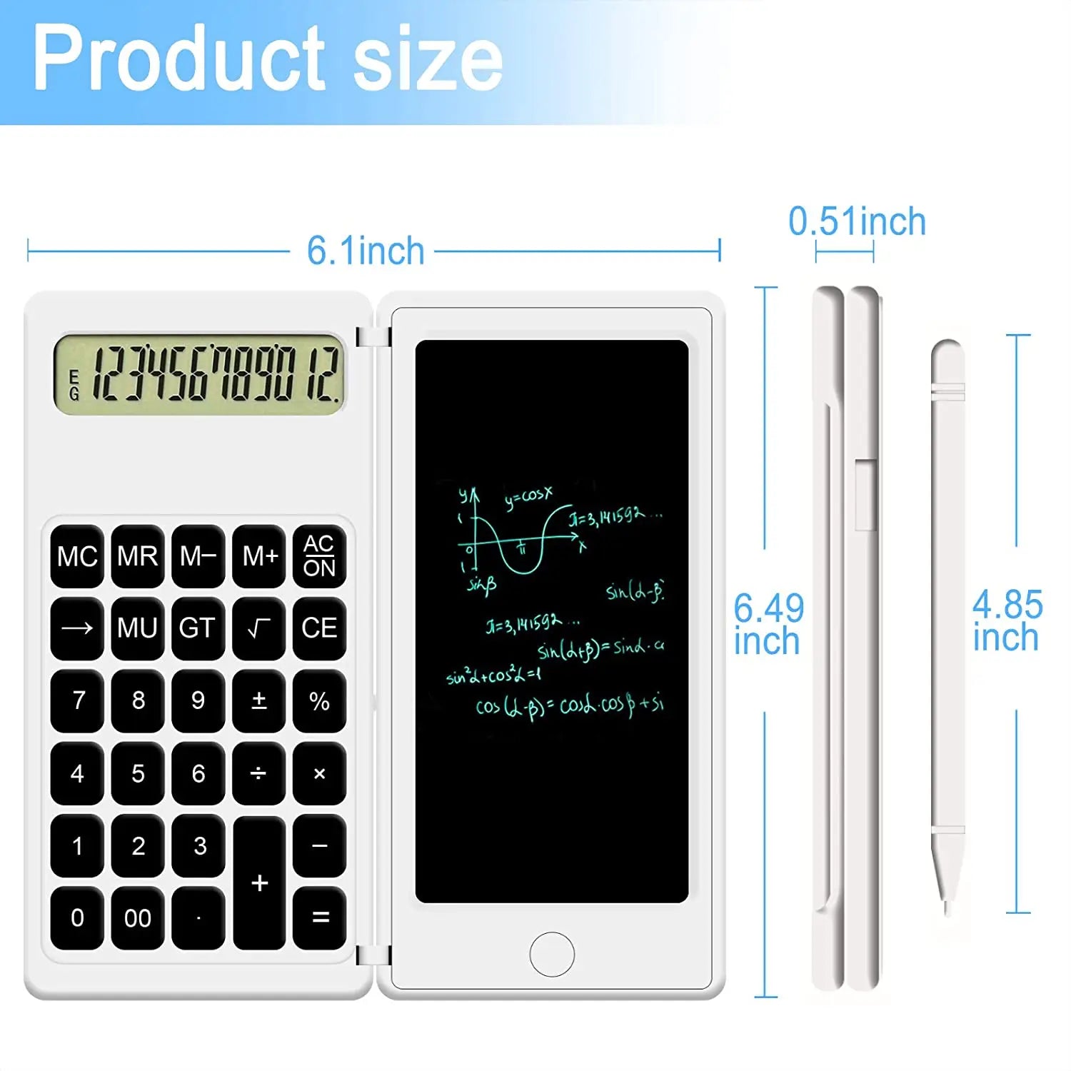 CowLost | product_id-foldable-mini-scientific-solar-calculator-with-lcd-handwriting-pad-for-school-and-office |11
