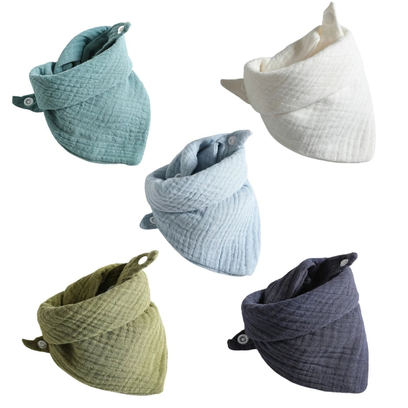CowLost | 3pcs-5pcs-muslin-bibs-baby-face-towel-wash-cloth-drooling |13