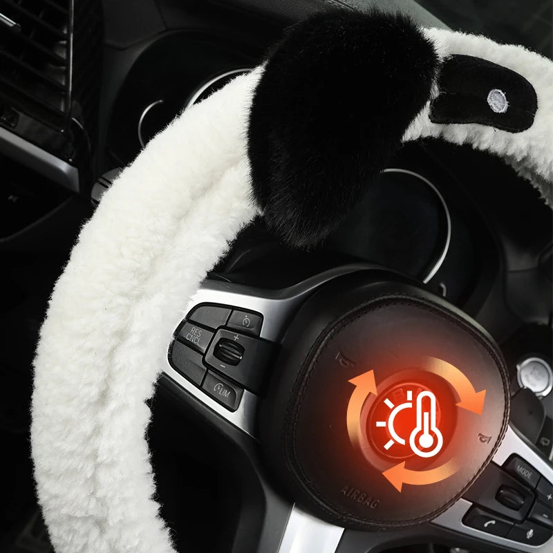 CowLost | plush-cartoon-car-steering-wheel-cover |11