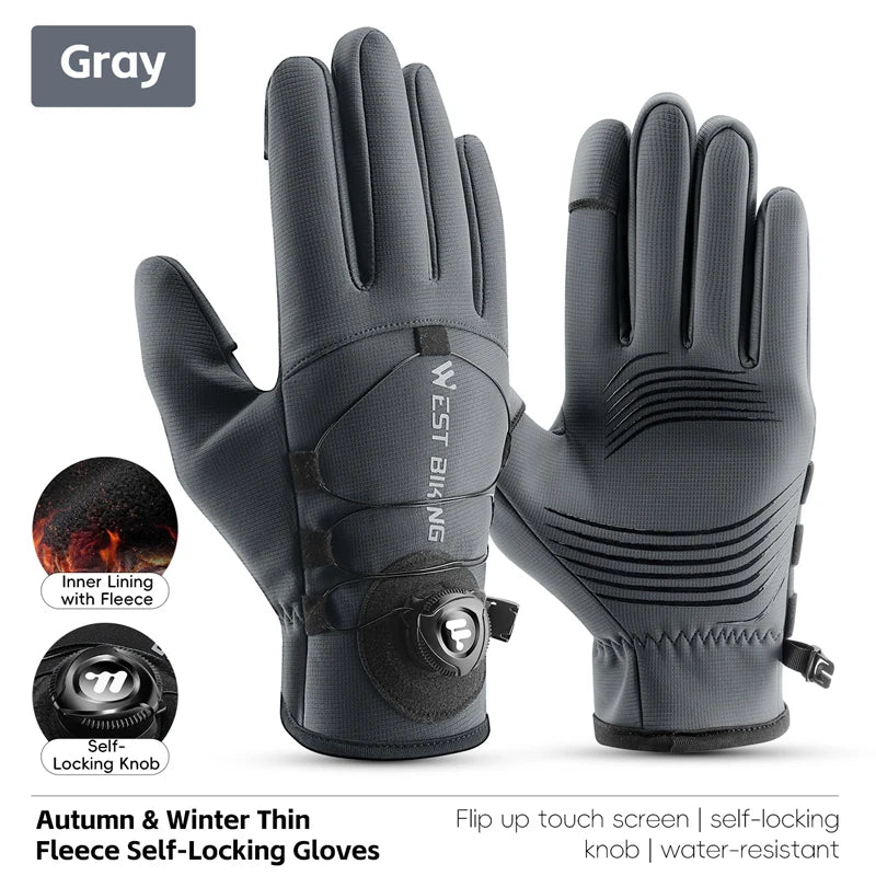 CowLost | west-biking-self-locking-bike-gloves-winter-fleece-thermal-cycling-gloves-with-rotating-buckle-waterproof-mtb-motorcycle-gloves |27