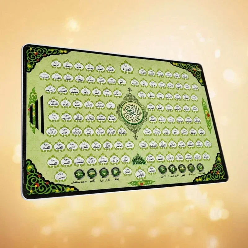 Portable Arabic Kids Educational Learning Pad, Interactive Preschool Multilingual Toy