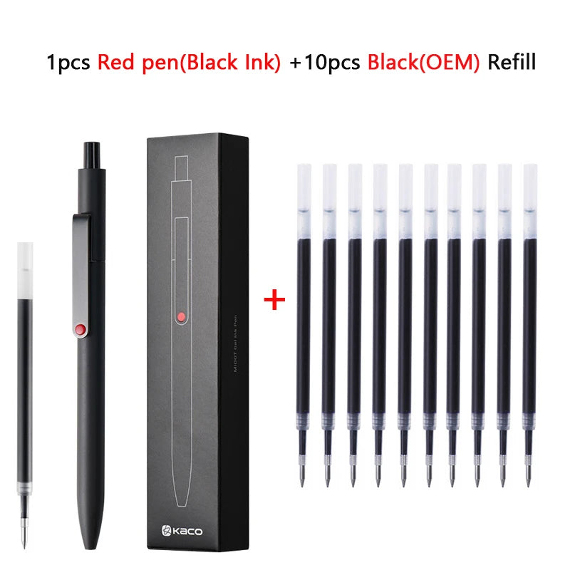 CowLost | product_id-kaco-midot-0-5mm-black-gel-ink-pen-quick-dry-metal-clip-premium-design |35