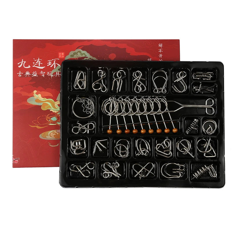 CowLost | product_id-disentanglement-iron-link-metal-puzzle-brain-teaser-iq-educational-toy |8
