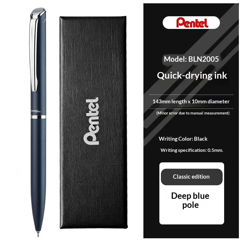 CowLost | product_id-pentel-bln2005-all-metal-gel-pen-low-center-gravity-assorted-colors-black-ink-rotary-signing-pen-for-meetings-and-planning |31