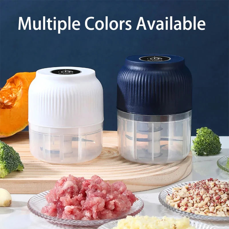 CowLost | garlic-product_id-250ml-mini-wireless-usb-rechargeable-electric-garlic-vegetable-chopper |2