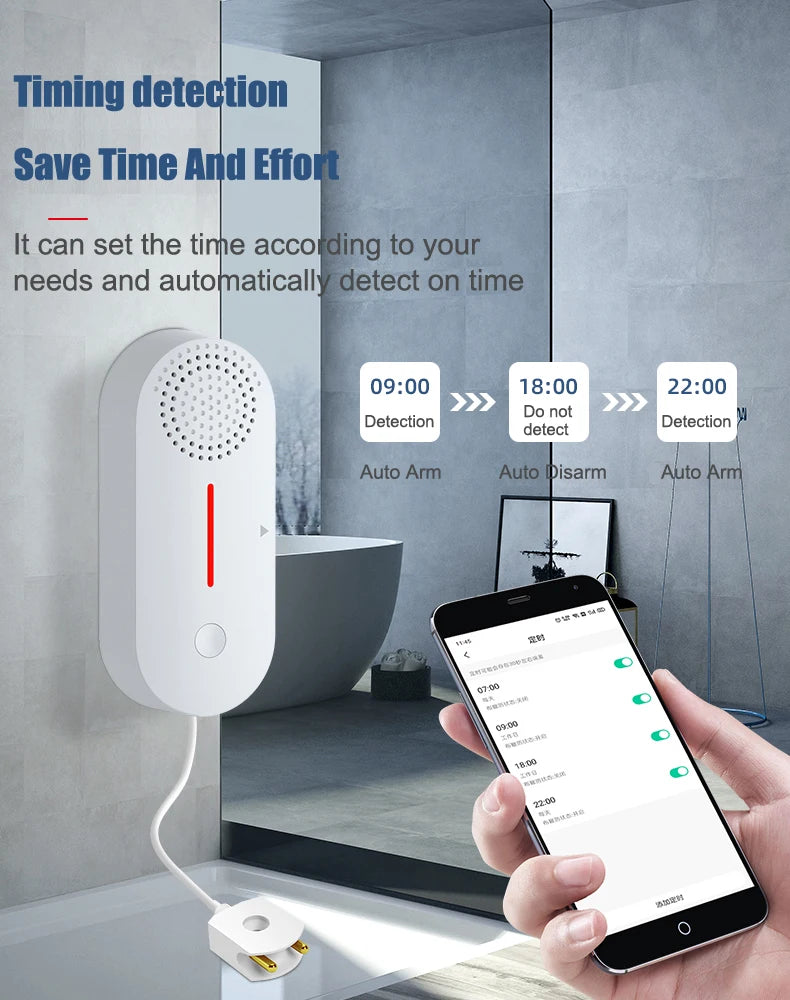 CowLost | independent-water-leakage-detectort-tuya-water-level-sensor-home-kitchen-bathroom-security-alarm-90db-high-volume-alarm-sound |11