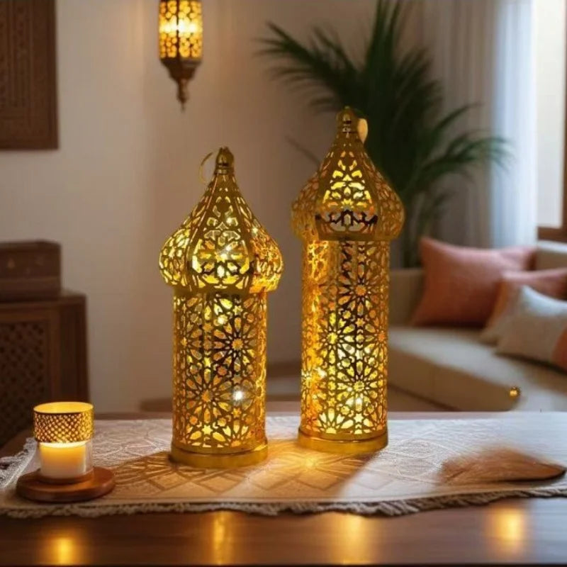 CowLost | festival-lights-metal-led-wind-lantern-ramadan-decorations-for-home |7