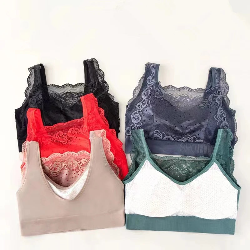 CowLost | product_id-lace-seamless-wire-free-push-up-sports-bra-tube-top-for-women |13