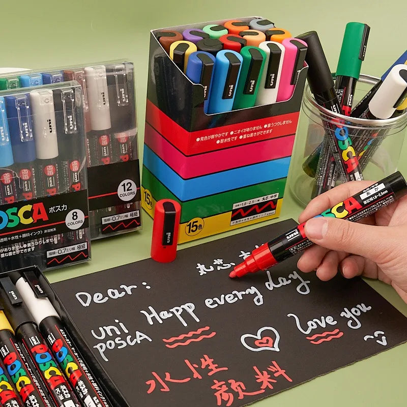 CowLost | product_id-posca-8-color-art-marker-set-non-toxic-graffiti-drawing-pens |5
