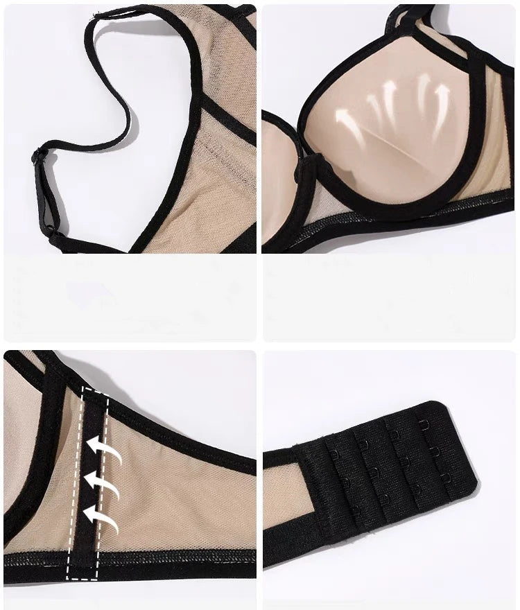 CowLost | product_id-adjustable-push-up-underwire-bra-for-small-breasts-breast-lifting-anti-sagging |8