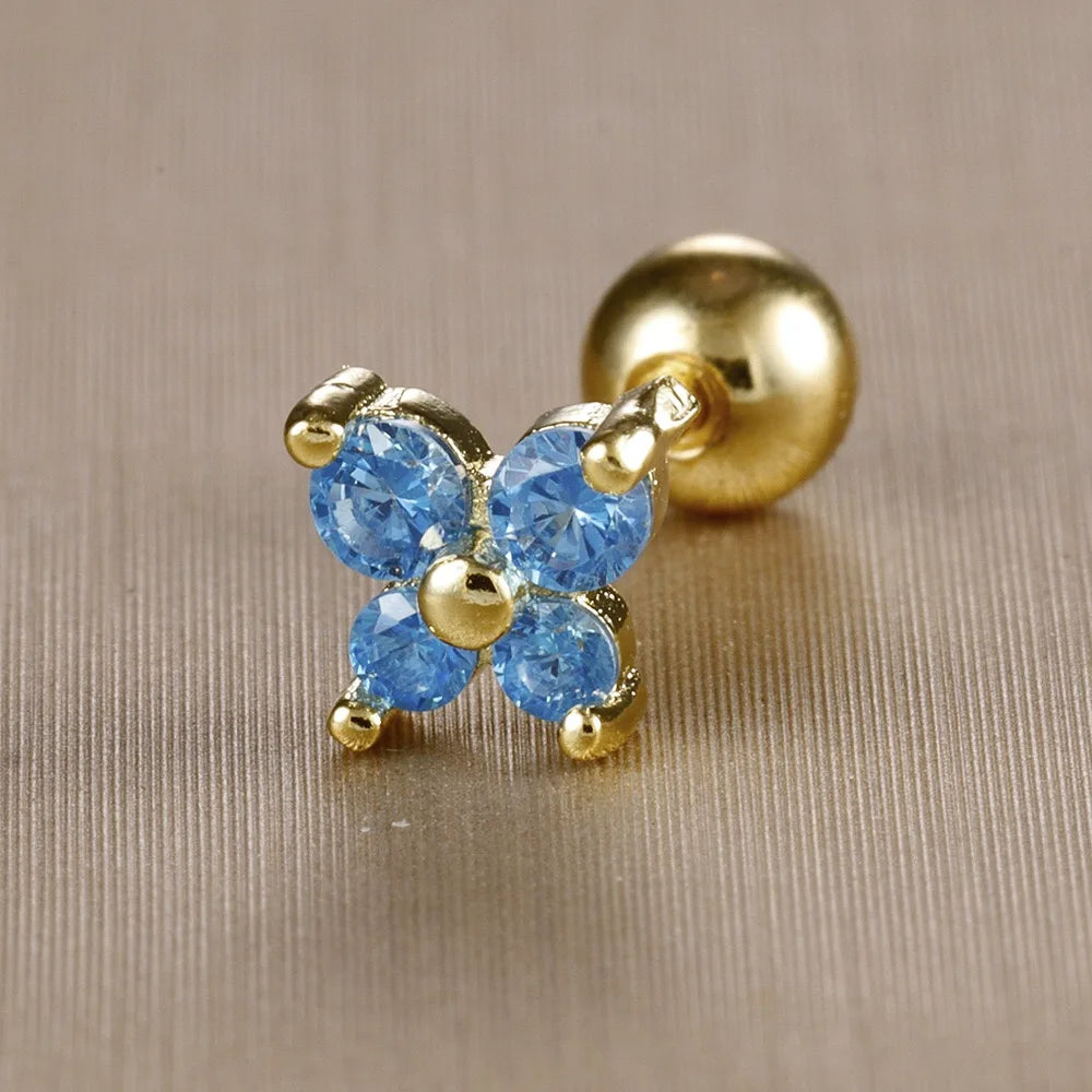 CowLost | business-card-cases-stainless-steel-birthstone-mini-stud-earrings-12-constellations |31