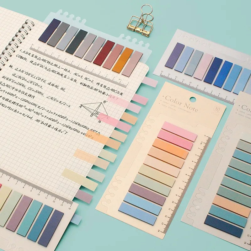 CowLost | color-series-self-adhesive-memo-pad-sticky-notes-bookmark |1