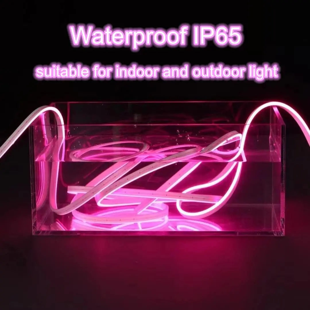 10M Warm White Neon LED Strip 120 LEDs/m IP65 Waterproof Cuttable for Indoor Outdoor Decor