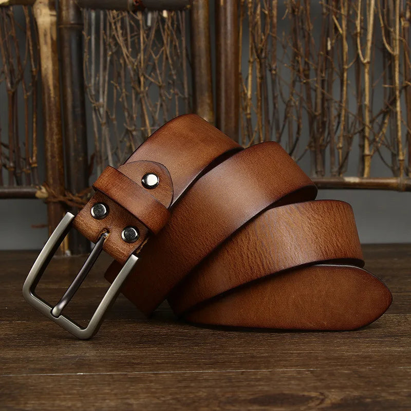 CowLost | 3-8cm-genuine-leather-for-mens-high-quality-buckle-jeans-cowskin-casual-belts |22