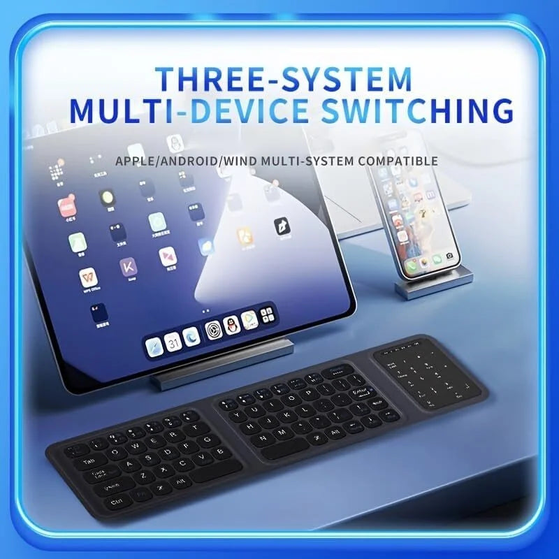 CowLost | product_id-jomaa-tri-fold-bluetooth-keyboard-with-pu-leather-cover-3-device-wireless-connection-for-tablet-phone-laptop |5