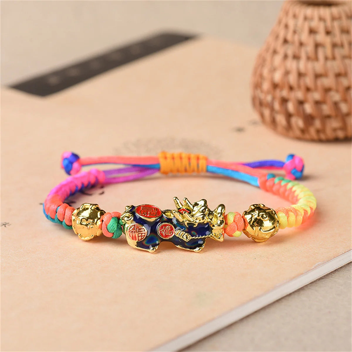 Feng Shui Pixiu Changing Color Prayer Beads Bracelet for Men and Women