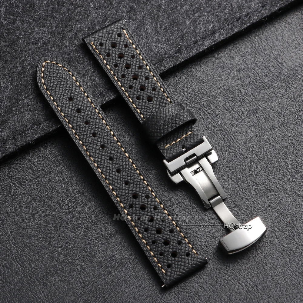 CowLost | product_id-vintage-handmade-leather-watch-strap-18-22mm-quick-release-gray-black-brown-blue |12