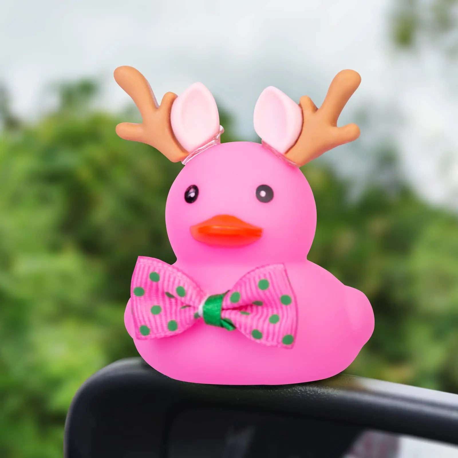 CowLost | product_id-2-pack-cute-winter-rubber-duck-car-dashboard-decorations |6